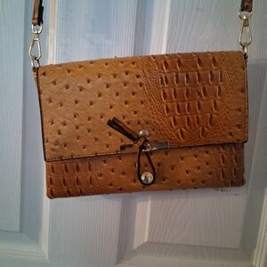 Elegant Tan Clutch Bag